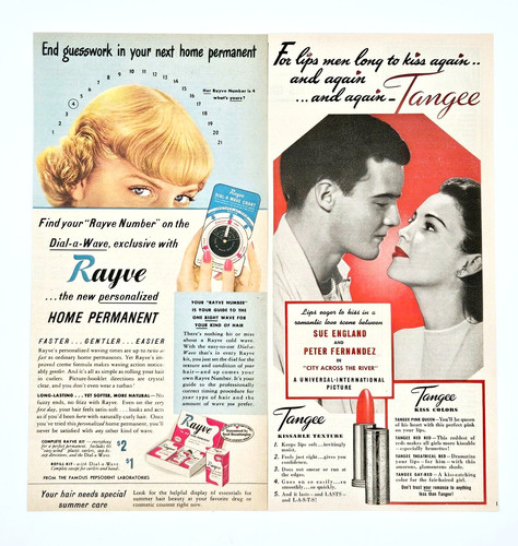 Vintage make hair perm ad - vintage,