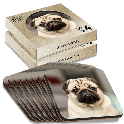 Boxed square coasters - x,