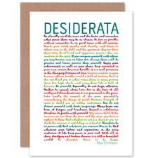 Desiderata Rainbow Words