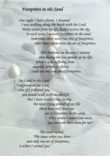 'Footprints in the sand'