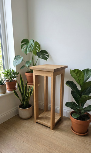 Solid oak side - oak, small