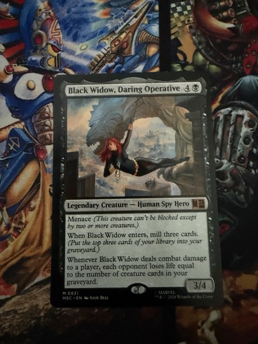 Black widow daring operative - black,
