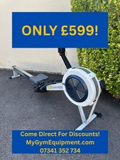 Concept 2 Model D PM5 Grey Indoor Rowing Machine! Good Condition ONLY 8 HRS USE