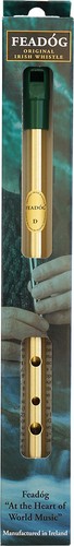 Feadog brass whistle pack - d,