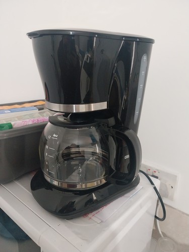 Black filter coffee maker - filter,