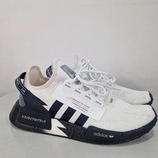 ADIDAS ORIGINALS NMD R1 V2 Black White Trainers Size UK 7.5 Mens 