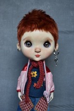 Custom Blythe Doll With Alpaca Wig