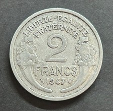 1947 2 French Francs coin