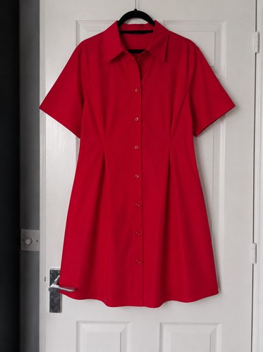 Boohoo plus red - red, cinched