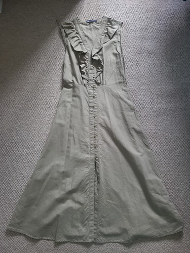 Zara linen mix dress size - dress,,