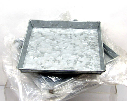 Square plant pot - square, tray