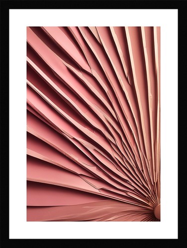 Dramatic art deco fan framed - dramatic,