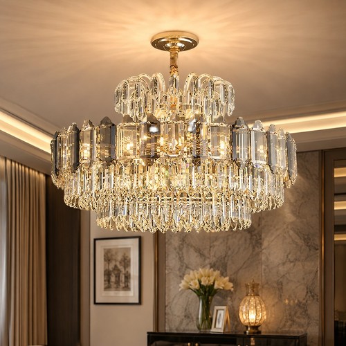 Modern led crystal ceiling - modern,