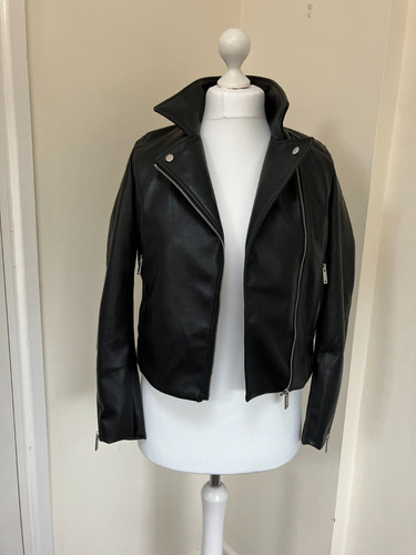 Ladies leather look black - ladies,