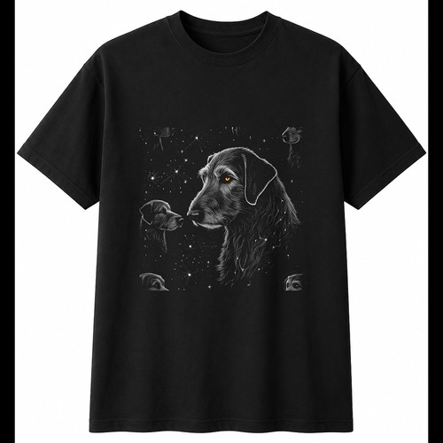 Greyscale irish wolfhound - irish,