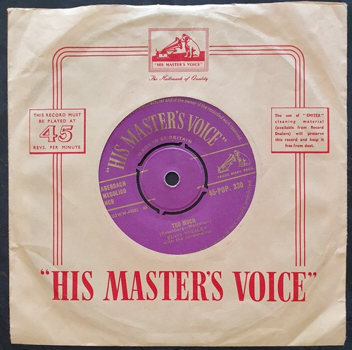 Elvis presley too - elvis,