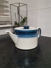 Wedgwood Blue Pacific Vintage Large Tea Pot Old Style Excellent Condition 