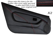 RED STITCH 2X FULL DOOR CARD