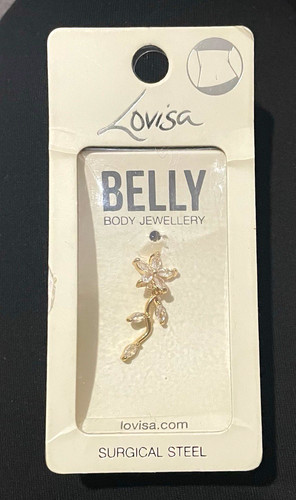 Lovisa 14g 10mm gold surgical - lovisa,