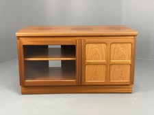 Vintage Teak Record Cabinet By
