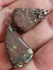 2 Cornish Serpentine Pendants