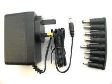 2 AMP 12 VOLT 24 WATT AC/AC POWER ADAPTOR SUPPLY CHARGER TRANSFORMER MULTI JACK