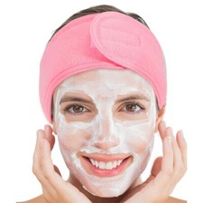 Adjustable Headband Facial Hairband Make-up Wrap Head Spa Hair Band Terry Cloth