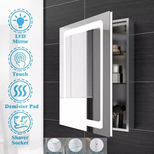 Led bathroom mirror cabinet - bathroom,