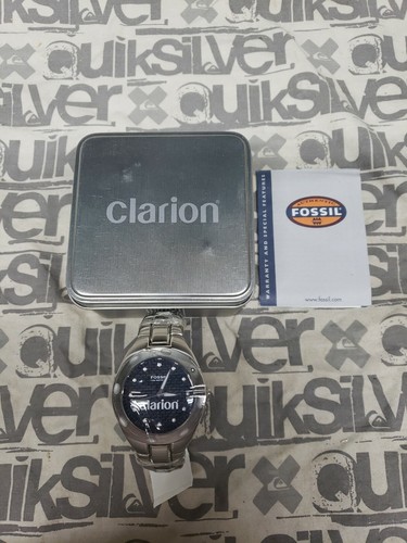 Clarion car audio fossil watch - car,