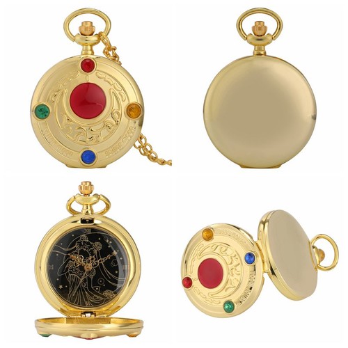 Steampunk quartz analog pocket - quartz,