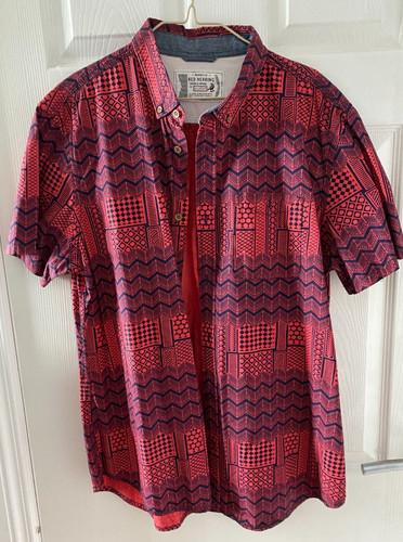 Men red herring - red, short