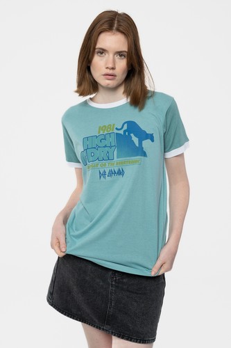 Def leppard ringer shirt - leppard, t