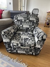 Armchair Grey Vogue Fashion