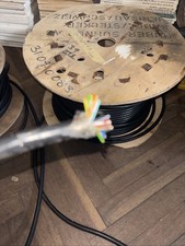 HUBER SUHNER CABLE - MULTI STRAND ARMOURED COMPUTER  CABLE VINTAGE COMPUTER 40m