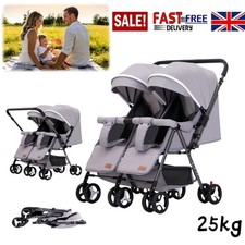 Lightweight Double Pushchair