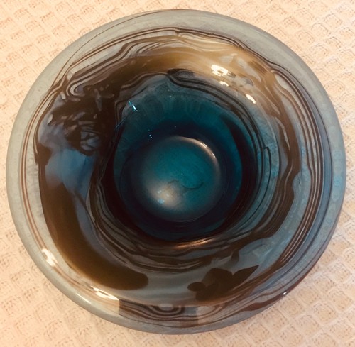 Studio glass small bowl - studio, glass.