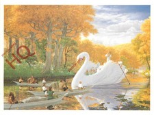 Picture Postcard:-Ted Nasmith, Farewell To Lorien