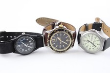 Assorted Gents Quartz Watches MWC Timex Working x 3