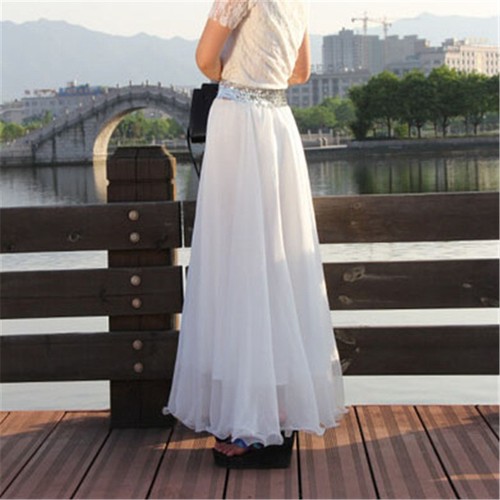 Beach skirt pleated maxi - beach,