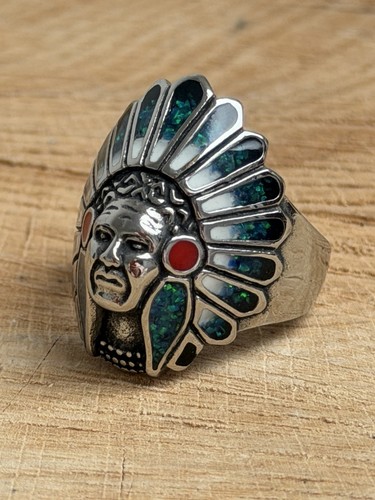 Stainless steel turquoise red - stainless,