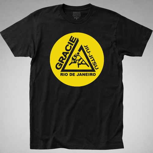 Gracie fighter shirt bjj - gracie,