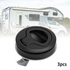 3Pcs Flush Pull Latch Round