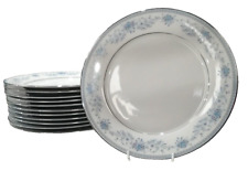 Noritake Dinner Service Blue Hill 2482 X11 Dinner Plates