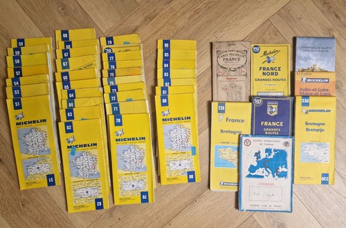 Vintage michelin maps of - michelin,