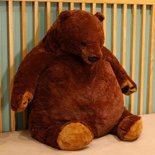 Djungelskog dark brown teddy - dark,