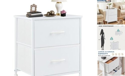 Nightstand small dresser with - nightstand,