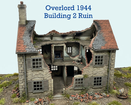 Overlord 1944 building ruin - overlord,