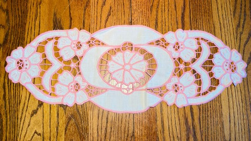 Vintage pink embroidered - vintage,