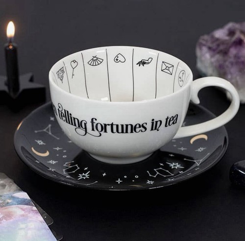 Fortune telling black ceramic - black,