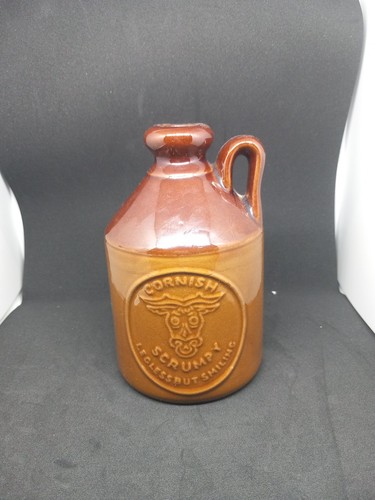 Stoneware cider flagon cornish - stoneware,